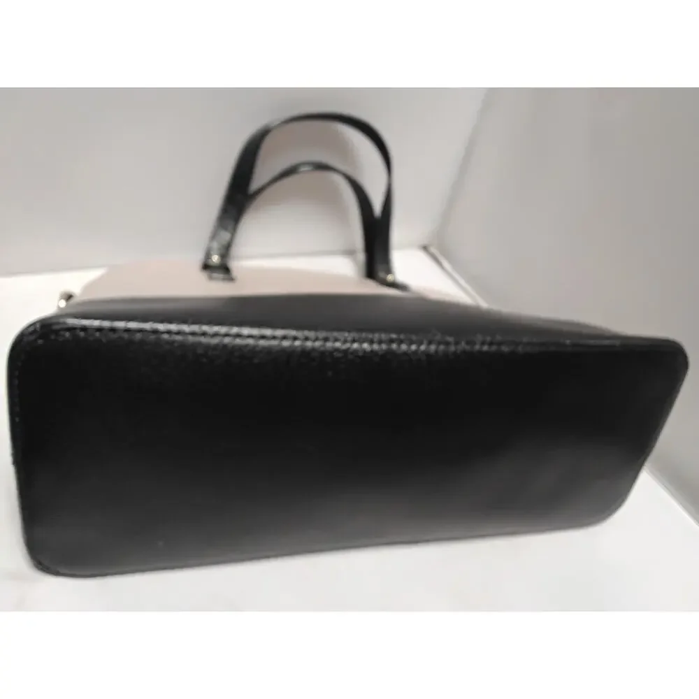 Kate Spade New York Grove Street Domed Handle Satchel Crossbody Black & Ecru